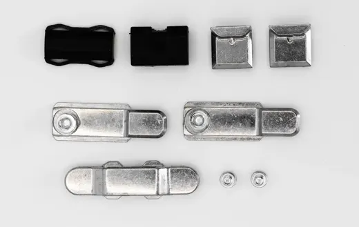 Die-cast locking point and keeper kit