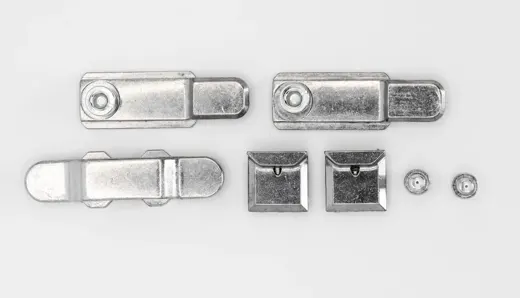 Die-cast keeper kit with screws