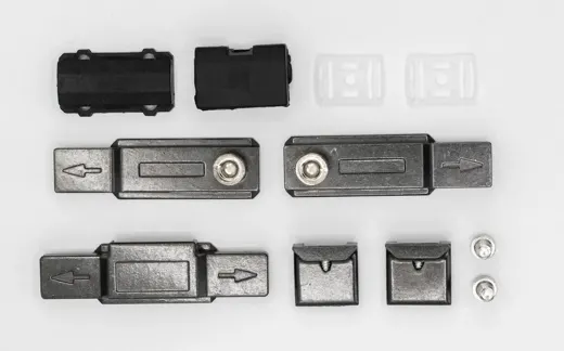 Locking point with direction arrow