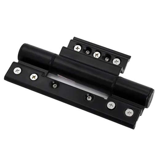 Black adjustable hinge