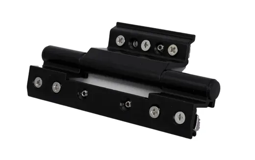 Black adjustable hinge, multi-screw