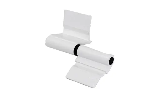 White flag hinge, pin type