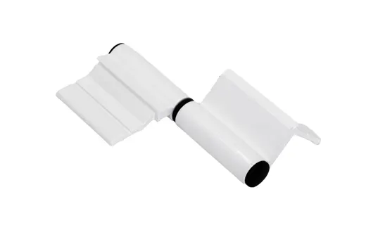 White flag hinge, long barrel
