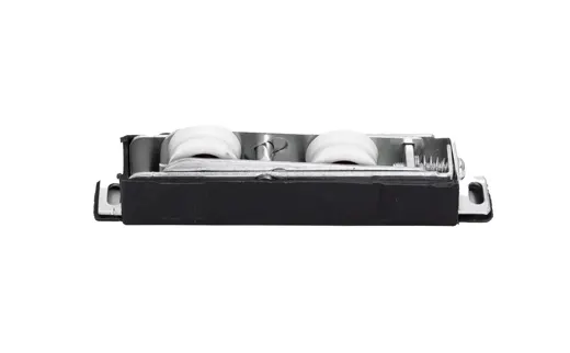 Twin roller with black plastic base