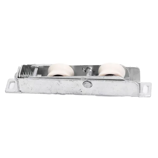 Adjustable twin roller, top adjusting screw